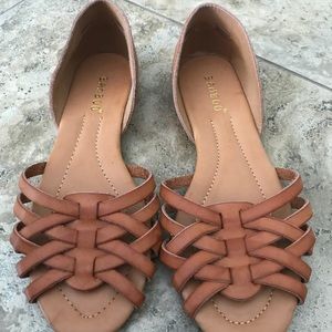 Bamboo leather flats